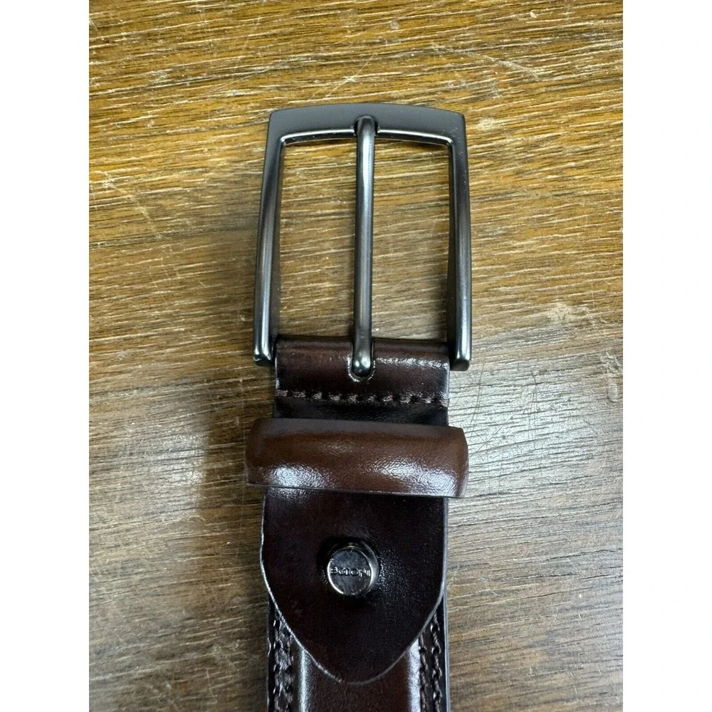Boconi Leather Belt Men's Size 34/35 Brown‎